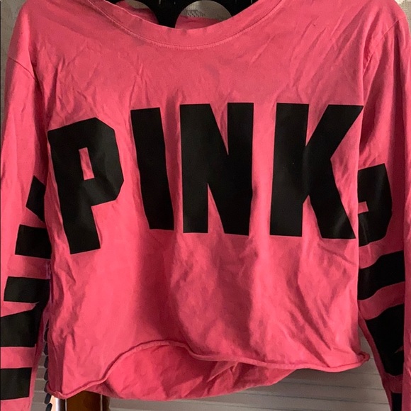 Victoria’s Secret PINK long sleeve crop top - Picture 3 of 6